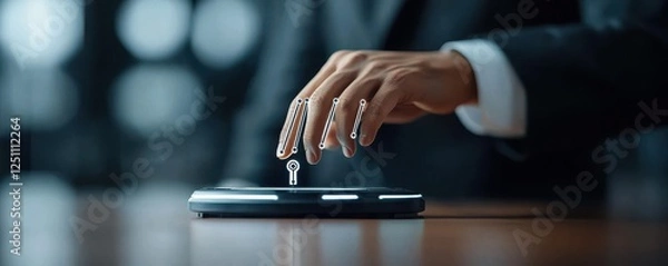 Fototapeta Overview of ai ethics governance and trust score system