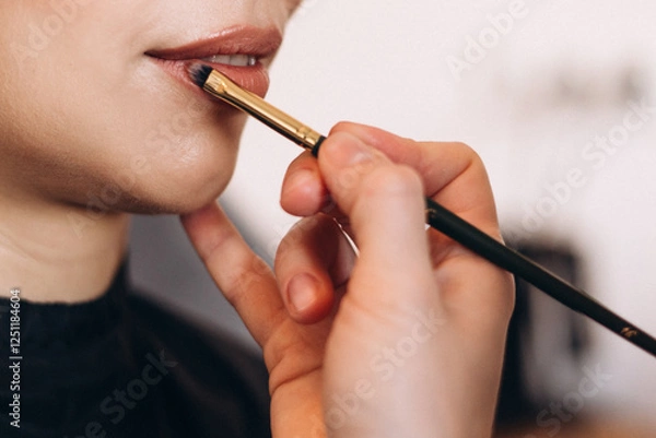 Fototapeta Bride's makeup