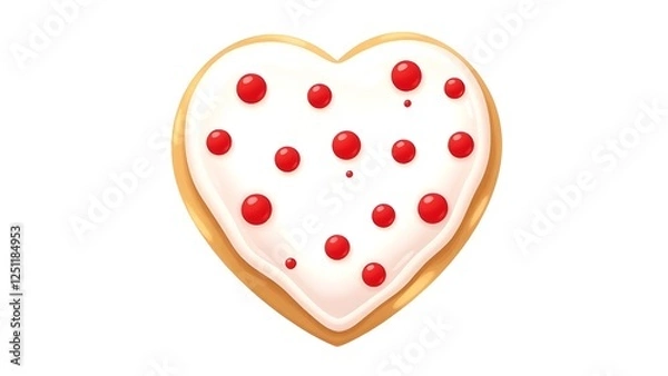 Obraz heart shaped cookie