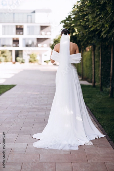 Fototapeta bride's morning