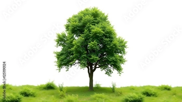 Obraz tree isolated on white background