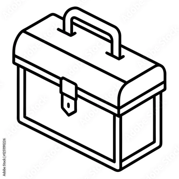 Fototapeta Toolbox vector icon