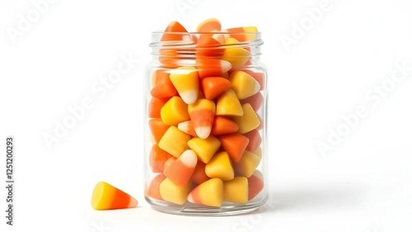Obraz candy corn on a white background