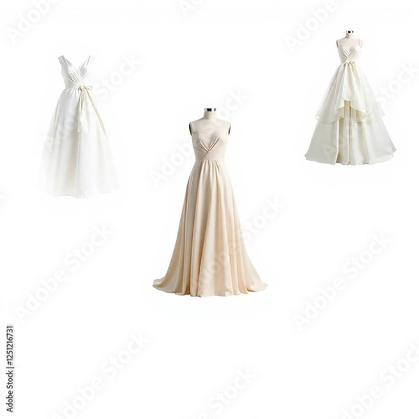 Obraz A dress is a garment worn by women or girls, typically consisting of a bodice and skirt, designed for various occasions. It can be casual, formal, or elegant, offering versatility and style.