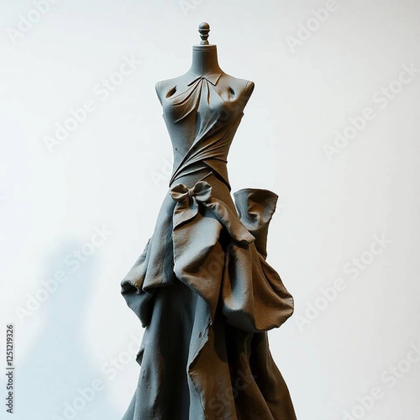 Obraz A dress is a garment worn by women or girls, typically consisting of a bodice and skirt, designed for various occasions. It can be casual, formal, or elegant, offering versatility and style.