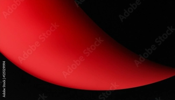 Obraz Abstract Wave background. New Graphic design banner background template with dynamic curve shapes.