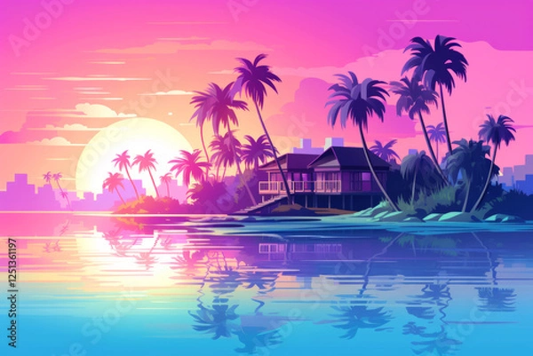 Fototapeta Scenery Tropical Beach Landscape Nature