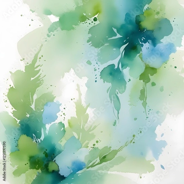 Obraz abstract floral background