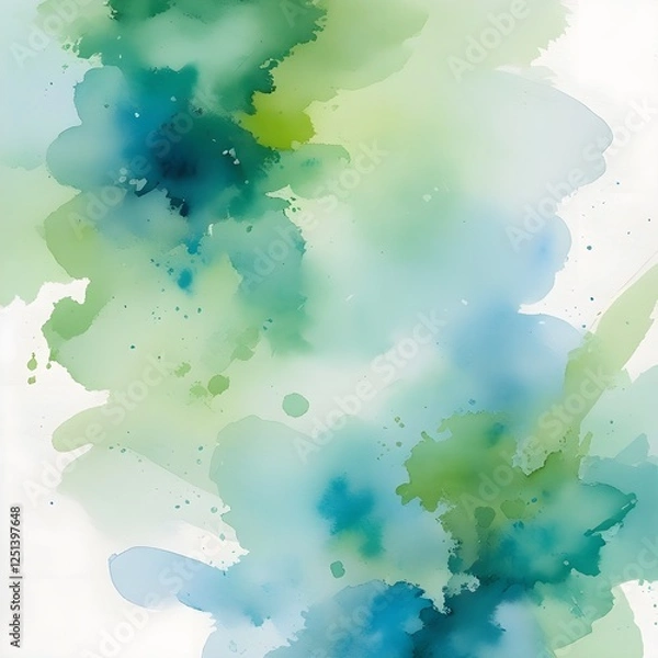 Obraz abstract watercolor background vector illustration