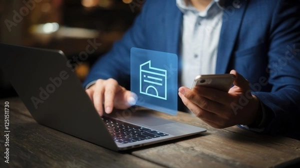 Fototapeta Digital Document Management: Streamlining Workflow with Technology