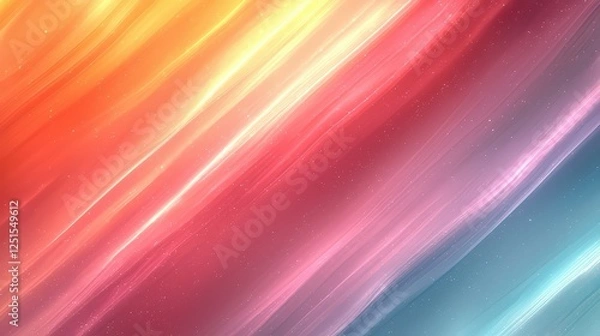 Fototapeta Smooth Seamless Gradient Stripes in Soft Pastel Colors for a Gentle Modern Look