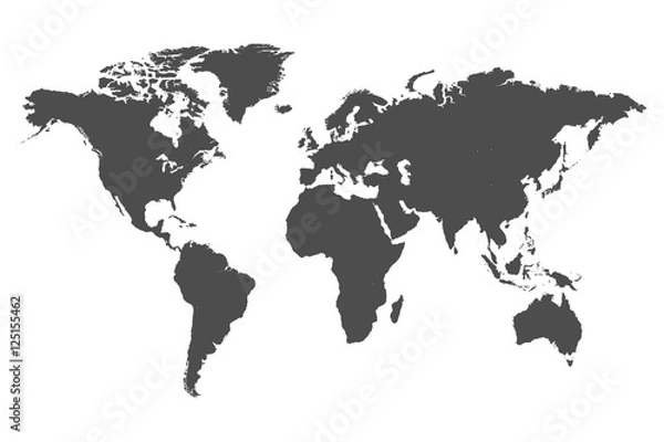 Obraz World Map Illustration