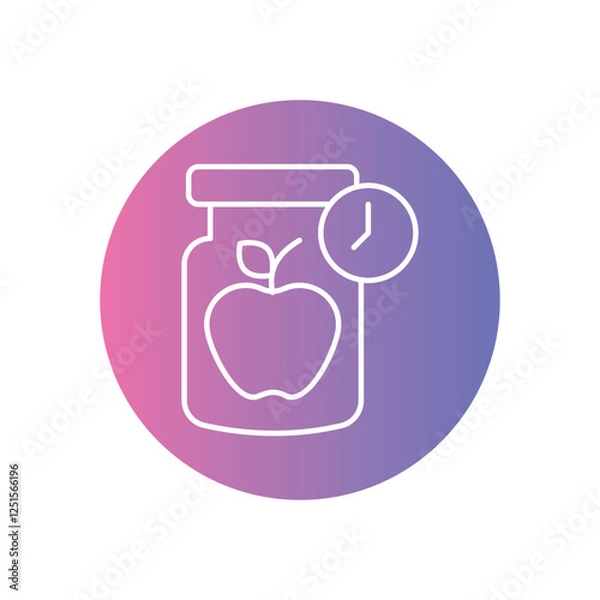 Obraz Food Preservation icon vector stock illustration