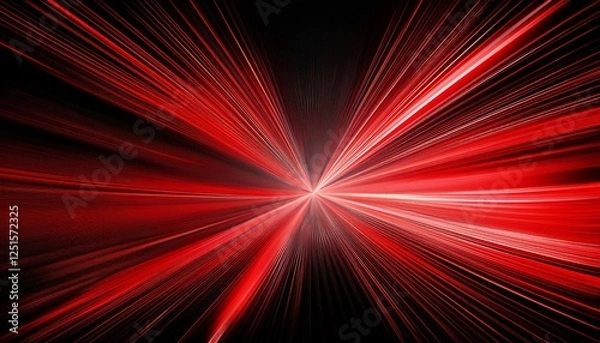 Fototapeta abstract red and black background with dynamic light streaks ideal for tech and digital designs