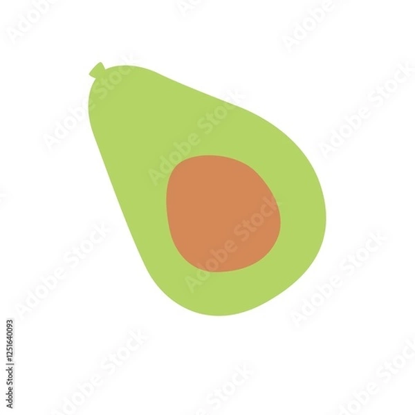 Obraz pear on a white background