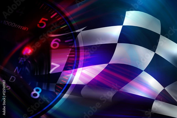 Obraz  racing background