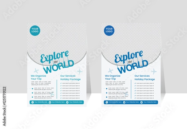 Fototapeta Creative Flyer Design Templates: Eye-Catching, Professional, and Customizable