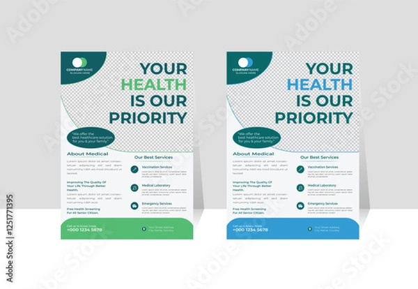 Fototapeta Creative Flyer Design Templates: Eye-Catching, Professional, and Customizable