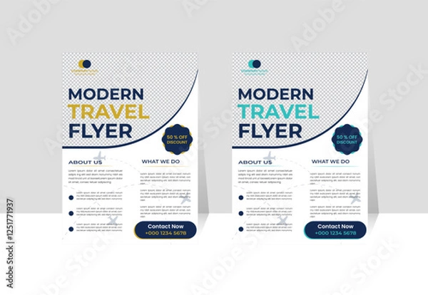 Fototapeta Creative Flyer Design Templates: Eye-Catching, Professional, and Customizable