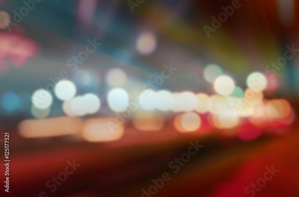 Fototapeta abstract background with bokeh defocused lights and shadow