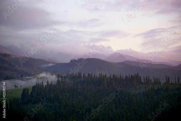 Obraz Tatry w chmurach
