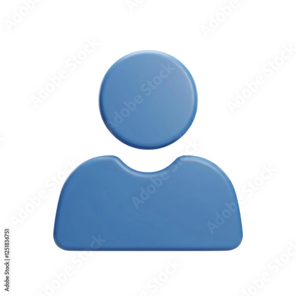 Obraz 3d social network icon