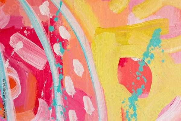 Obraz Detail of the Painting as a Background