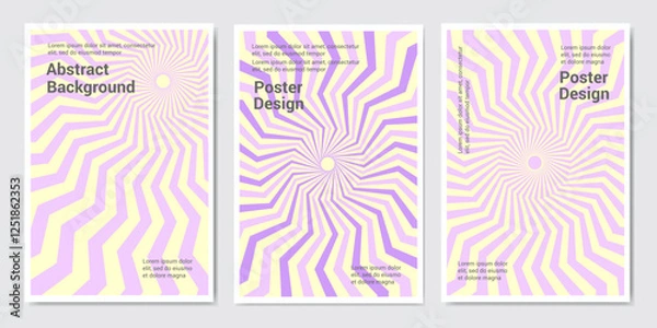 Fototapeta purple and white sunburst background vector design. Creative illustration for poster, web, landing, page, cover, ad, greeting, card, promotion.