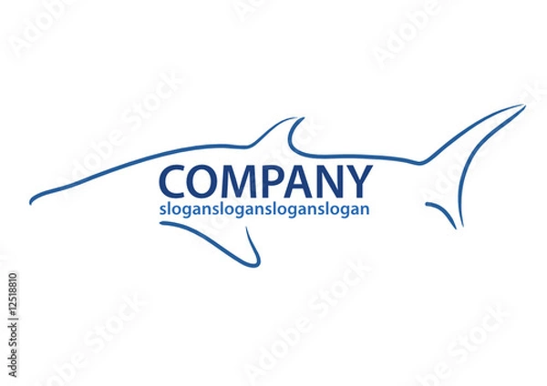 Obraz Shark Company Logo