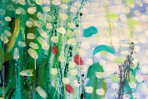 Obraz Detail of the Painting as a Background