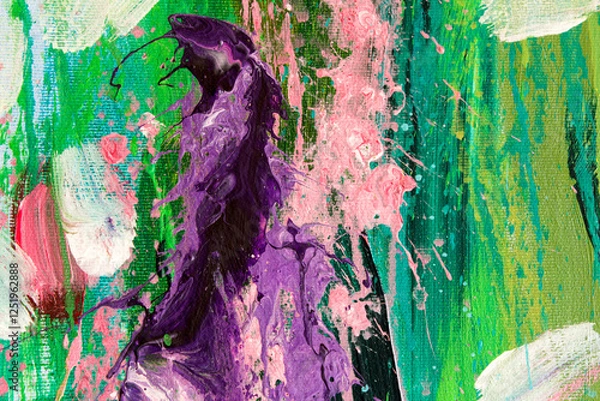 Obraz Detail of the Painting as a Background