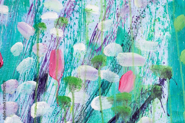 Obraz Detail of the Painting as a Background
