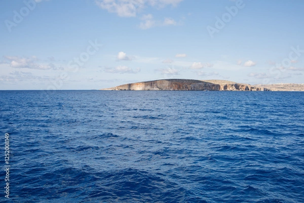 Fototapeta Comino island in Malta view from water