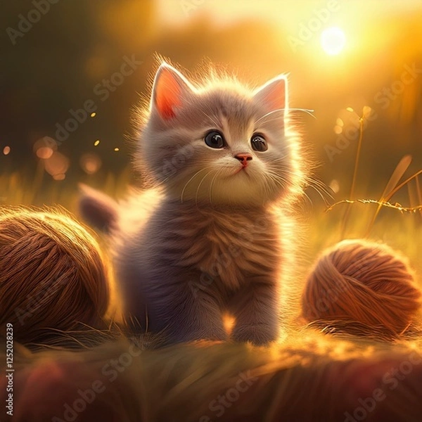 Fototapeta cute kittens