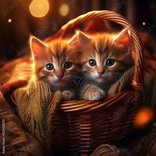 Fototapeta cute kittens