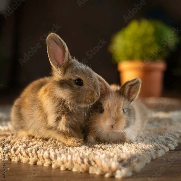 Obraz cute bunnies
