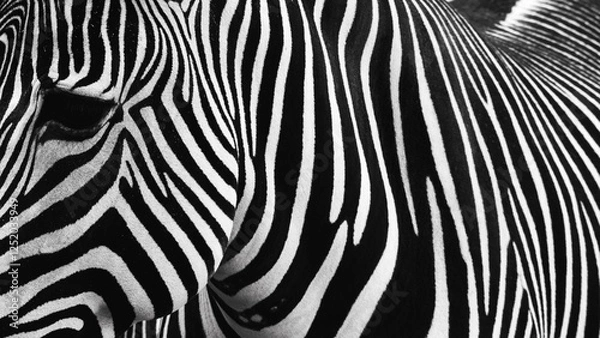 Obraz zebra skin texture