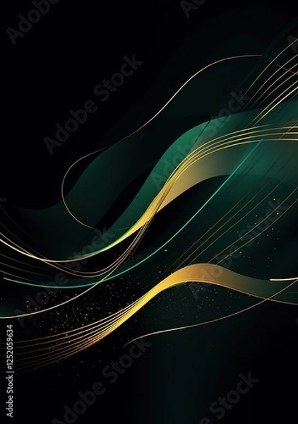 Fototapeta Abstract Particle Technology Background	