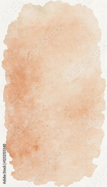 Obraz watercolor natural edges texture painted watercolour beige background template skin uneven human posters pastel aquarelle light brown banners foundation stains color rose rounded watercolor texture