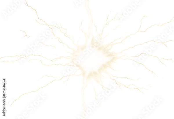 Fototapeta burst light yellow shock thunder glow ray abstract flare png strike storm transparent explosion lightning plasma flash magic sphere realistic ball charge background electric spark shine thunderstorm
