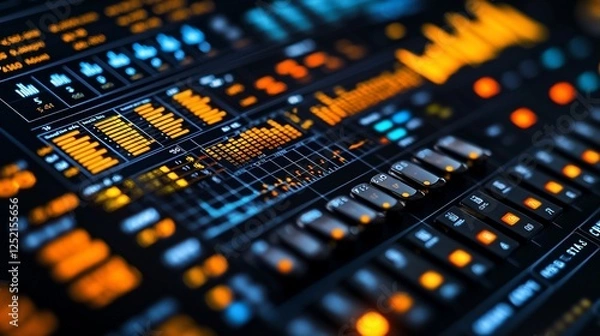 Obraz Digital audio workstation interface display