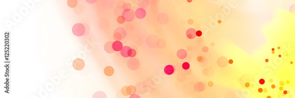 Obraz Hintergrund mit farbigen Kreisen oder Blasen und Unschärfe