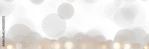 Obraz Hintergrund mit transparenten Kreisen oder Blasen