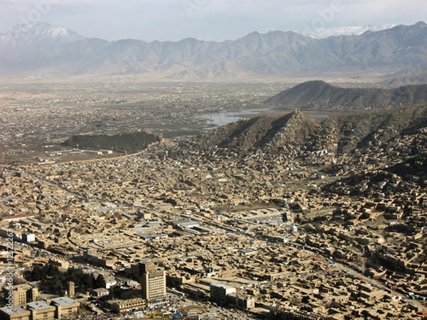 Obraz Afganistan przed ujściem fortecy