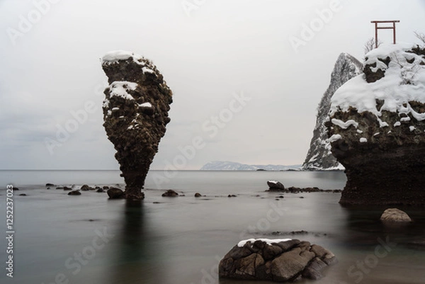 Obraz えびす岩と大黒岩