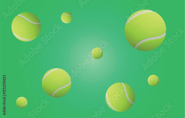 Obraz tennis ball background