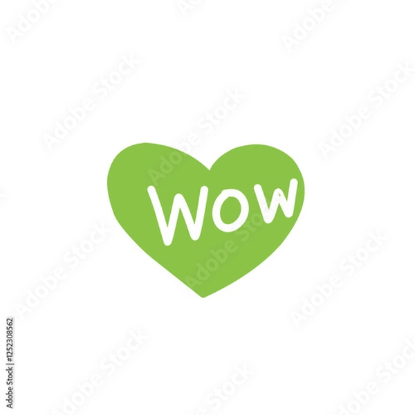 Obraz cute sticker vector elements