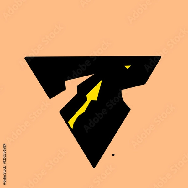 Fototapeta vector illustration of an arrow
