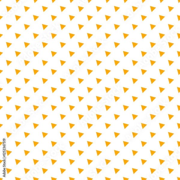 Fototapeta Golden Yellow Triangle45D Seamless Pattern Tile