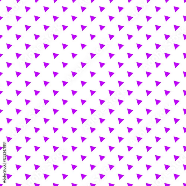 Fototapeta Purple Triangle45D Seamless Pattern Tile
